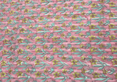 Printed Cotton Cambric Peach Flowers