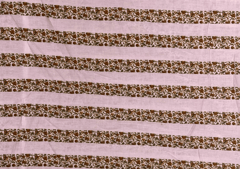 Printed Cotton Cambric Pink Stripes
