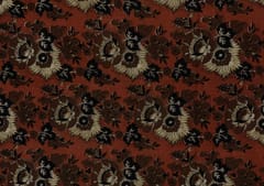 Printed Cotton Cambric Rust Floral
