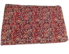Red Shades Floral Traditional Printed Cotton Fabric