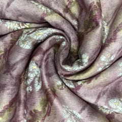 Multicolor  Shades Floral Printed Rayon Fabric