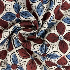 Multicolor Floral Printed Cotton Fabric