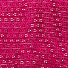 Pink Floral Printed Rayon Fabric