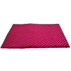 Pink Stripes Printed Georgette Fabric