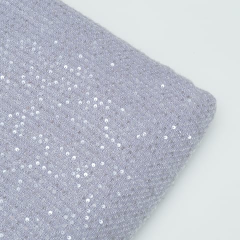 Move Color Tweed Sequin Embroidered Fabric