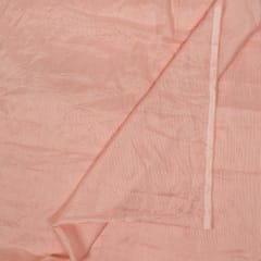 Peach Color Kota Doria Fabric