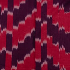 Multi Color Cotton Ikat Fabric