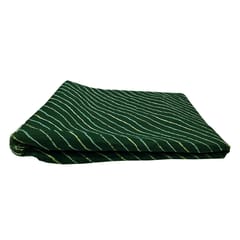 Dark Peacock Green Shade Leheriya Printed Muslin Fabric Material