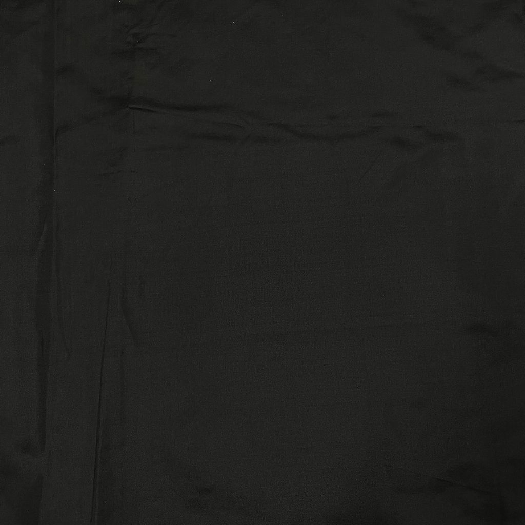 Black Color Pure Satin Silk Fabric