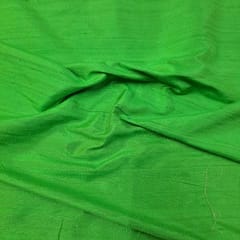 Light Green Color 70 Gm Raw Silk Fabric