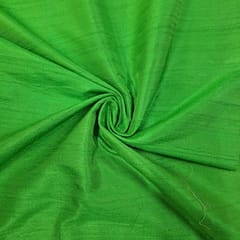 Light Green Color 70 Gm Raw Silk Fabric