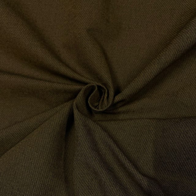 Dark Brown Color Woolen Plain Fabric