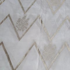 Dyeable Dola Silk Zari Fabric