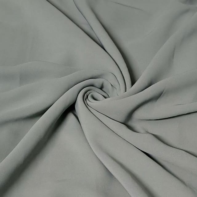 Pista Green Color Triple Georgette Fabric (N181)