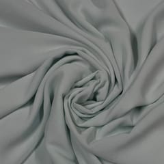 Grey Color Triple Georgette Fabric (N724)