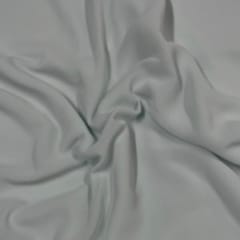 Grey Color Triple Georgette Fabric (N724)