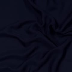 Dark Blue Color Heavy Georgette Fabric (N90D)