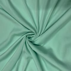 Sea Green Color Heavy Georgette Fabric (N91L)