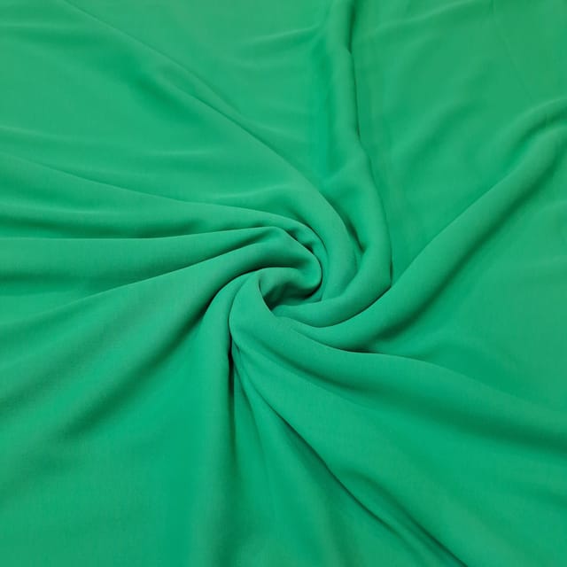 Light Green Color Heavy Georgette Fabric (N11D)