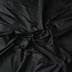 Black Color Poly Silk Fabric