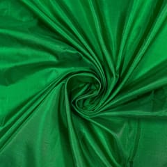 Green Color Pure Silk Fabric