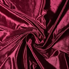 Wine Color Lycra Velvet Fabric