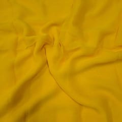 Mango Yellow Color Georgette Fabric (N164)
