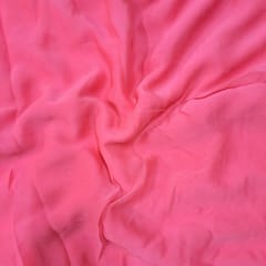 Rose Pink Color Georgette Fabric (N129)