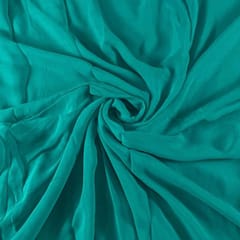 Rama Green Color Georgette Fabric (N94)