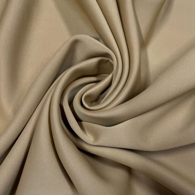 Beige Color Zara Lycra Fabric (N135)