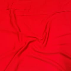 Red Color Heavy Georgette Fabric (N24)
