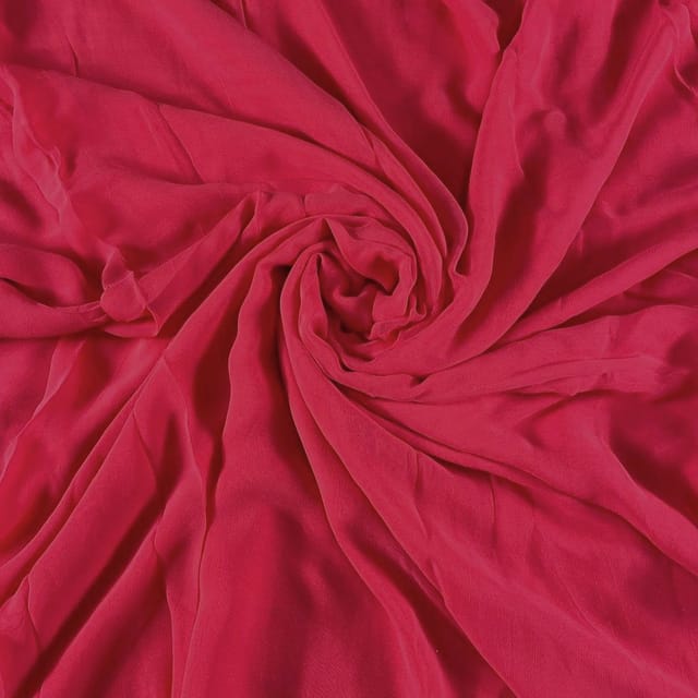 Red Color Georgette Fabric