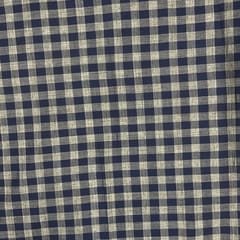 Navy Blue Color Yarn Dyed Cotton Fabric
