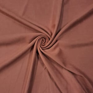 Dark Dusty Pink Color Suede Fabric