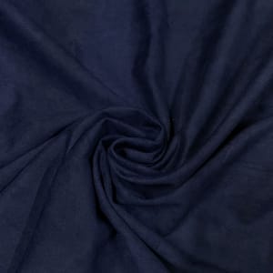 Navy Blue Color Suede Fabric(N90D)
