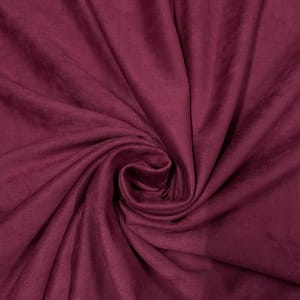 Maroon Color Suede Fabric(N194)