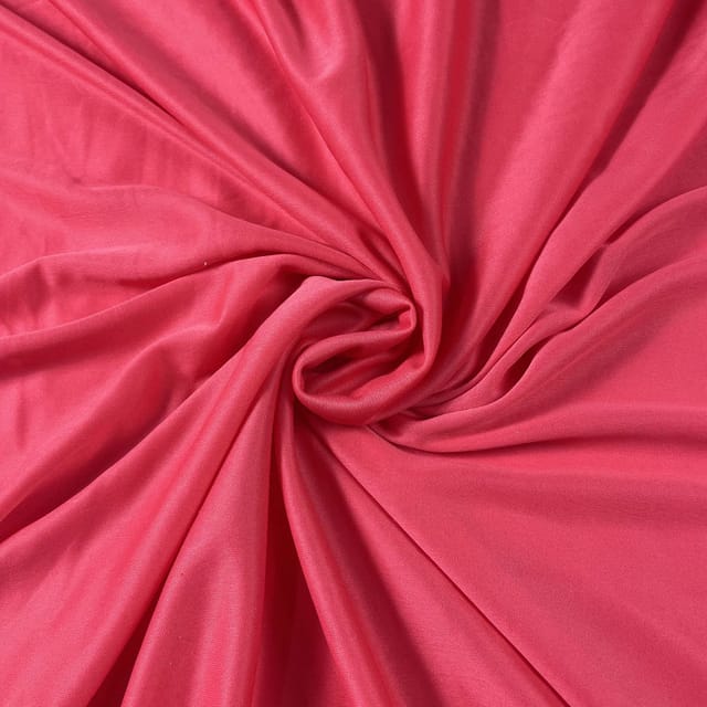 Coral Pink Color Lycra Lining Fabric