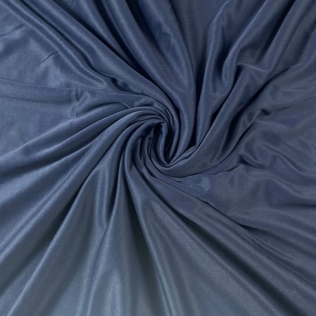 Navy Blue Color Lycra Lining Fabric
