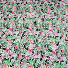 Multi Color Chiffon Printed Fabric