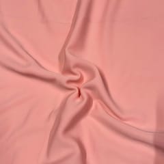Rose Pink Color Heavy Georgette Fabric (N128)