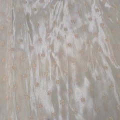 Dyeable Pure Tissue Embroidered Fabric