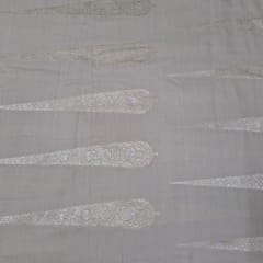 Dyeable Pure Monga Silk Zari Fabric