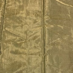 Sea Green Gold Color Pure Silk Tissue Fabric