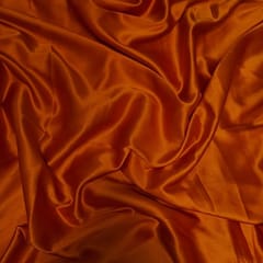 Orange Color Poly Satin Fabric (N84)