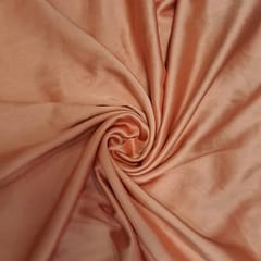 Peach Color Poly Satin Fabric (N291)