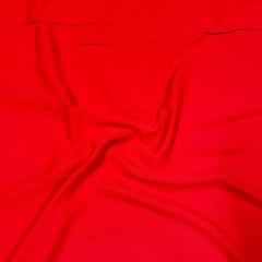 Blood Red Color Heavy Georgette Fabric (N25)
