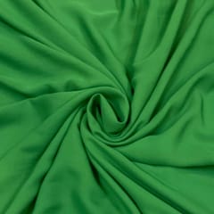 Green Color Heavy Georgette Fabric (N11D)