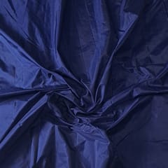 Dark Blue Color Poly Silk Fabric
