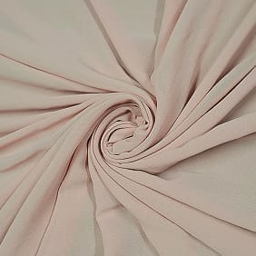 Peach Color Pearl Georgette Fabric (N118)
