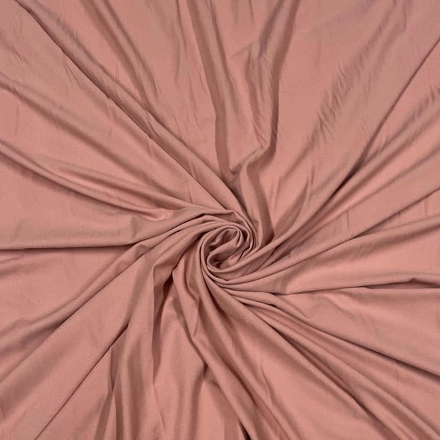 Peach Color Moss Crepe Fabric (N710)